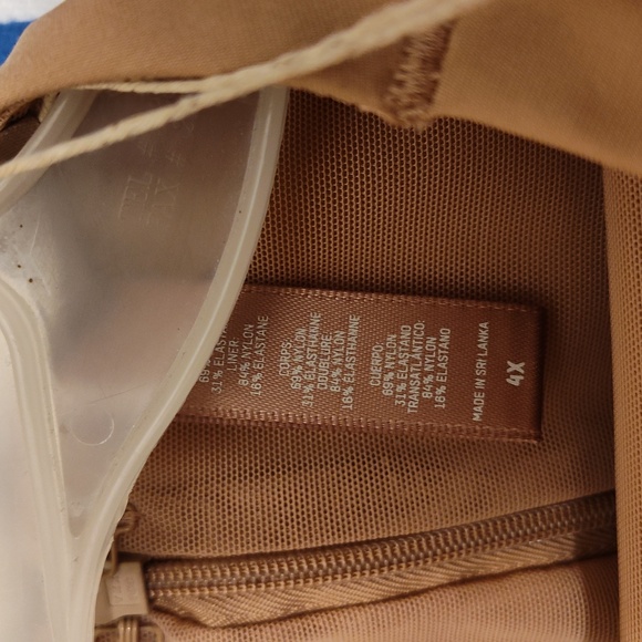 SKIMS All-in-one Shaping Mid-thigh Long Sleeve Onesie Bodysuit (4X) - Picture 6 of 6